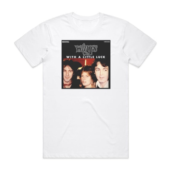 Wings With A Little Luck Album Cover T-shirt Vit S