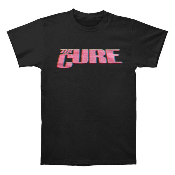 The Cure Neon Logo Sort T-shirt i Sort S