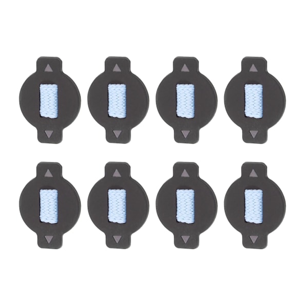 8 stk Robot Hjul Dekk Mopp Klut Vannhette Erstatning for Braava 380 380t 381 380j 390 320