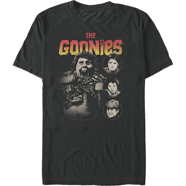 Truffle Shuffle Faces Goonies T-shirt XXXL