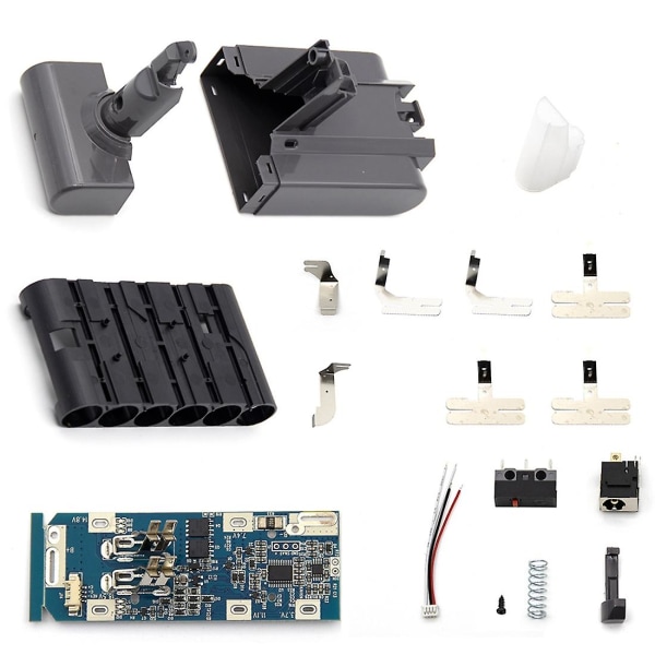 V6 Ion-akku Muovikuori Lataussuoja Piirilevy PCB 21.6v Dc58 Dc62 Dc63 Dc72