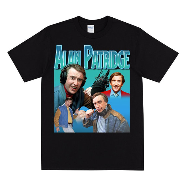 ALAN PARTRIDGE Hyllest T-skjorte Black XXXL