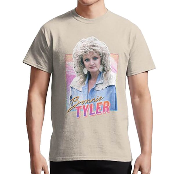 Bonnie Tyler - 80-talls design T-skjorte M