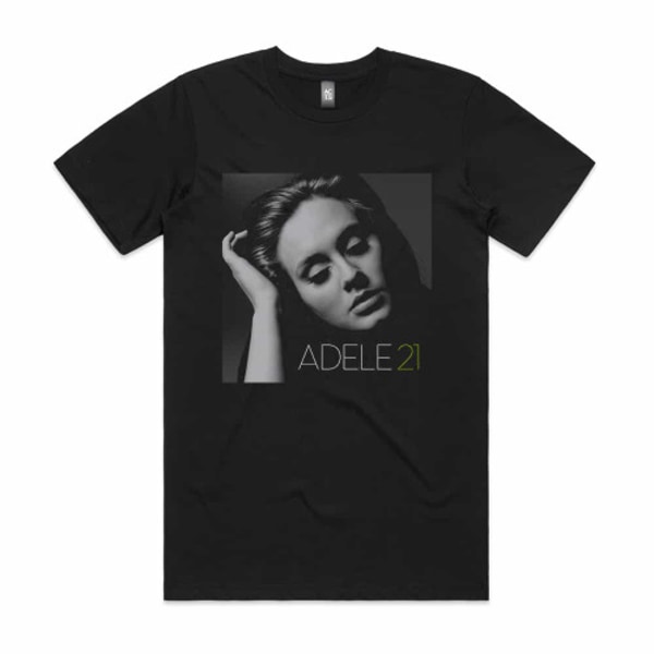 Adele 21 Album Cover T-shirt Svart M