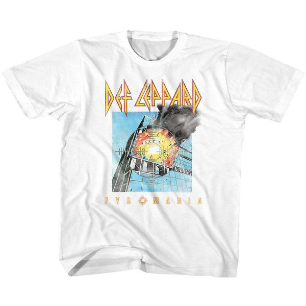 Def Leppard Faded Pyromania Ungdom T-shirt S