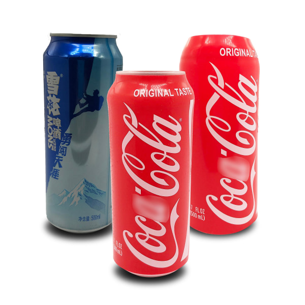 500 ml:n Olutpullon Peite, Cola-Olutpullon Kannen Kotelo, Olutpullon Pidike, Lämpöpussi Leirintään, Matkustamiseen ja Vaellukseen 2pcs 355ml