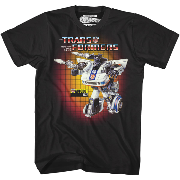 Jazz Box Art Transformers T-skjorte S