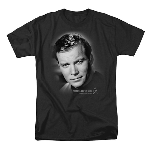 Star Trek Kaptajn Kirk Portræt T-shirt XXL