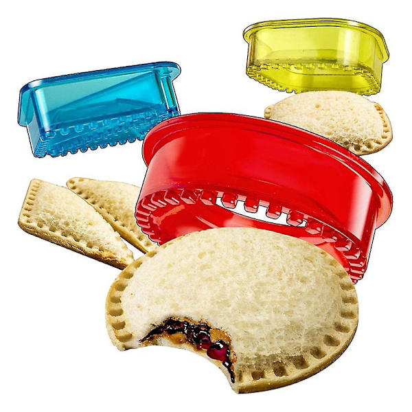 Sandwichformare och förseglare, perfekt för lunchlådor och bentoboxar, pojkar och flickors luncher, sandwichformare
