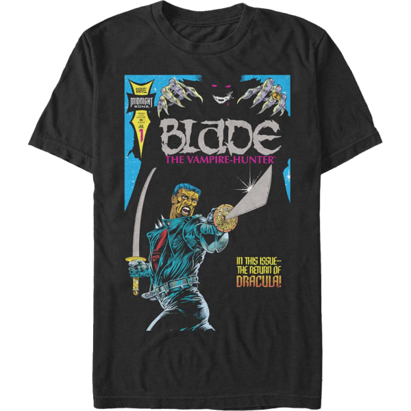 Blade The Vampire Hunter Marvel Comics T-shirt Ny M