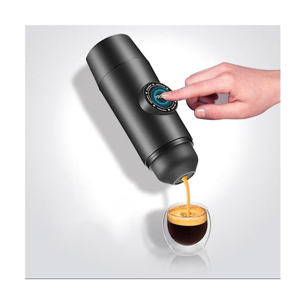 Kannettava Kahvikone Kotikäyttöön Latautuva Akulla Auto Mini Sähköinen Espresso Kapseli Kahvi ma