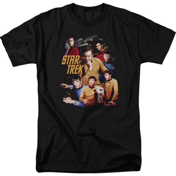 Collage Star Trek T-shirt M