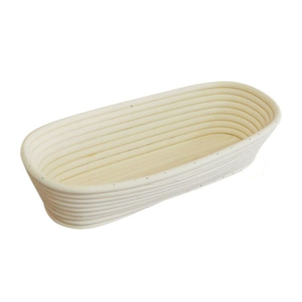 Oval Brödjäskorg Rattan Deg banneton Brotform Verktyg-17X12x6cm