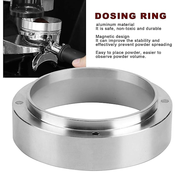 Magnetisk kafferingsdoseringsbehållare i aluminium (51 mm)