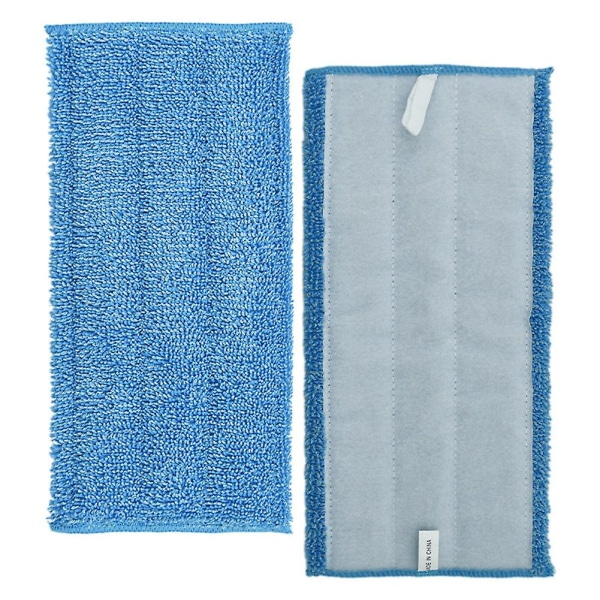 4-pack våta/torra platta moppdukar Mikrofiber golvmoppdyna Ersättning Maskintvättbar Lätt att byta ut
