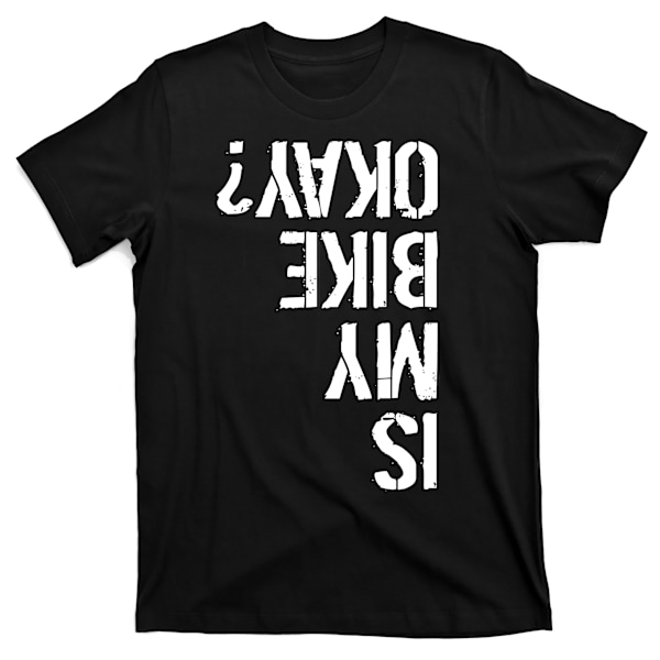 Er sykkelen min i orden? Omvendt motorsykkellogo T-skjorte M