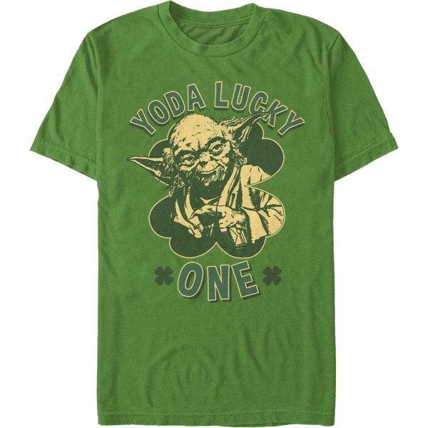 Yoda Lucky One Star Wars T-shirt XXXL