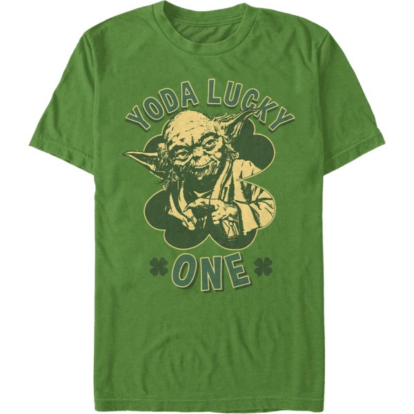 Yoda Lucky One Star Wars T-skjorte XXXL