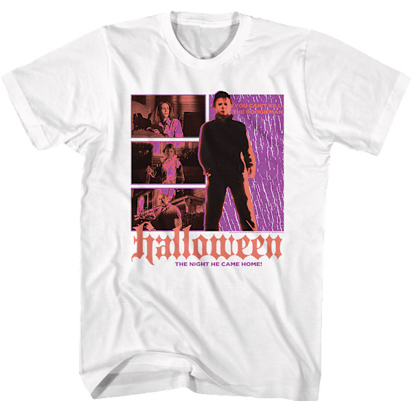 Retro Collage Poster Halloween T-shirt XXXL