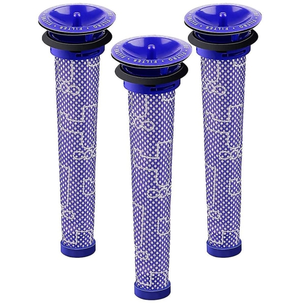 3-pakks erstatningsforfilter - V6 V7 V8 DC59 Dc58 støvsugerfilterutskiftningsdeler 965661-01