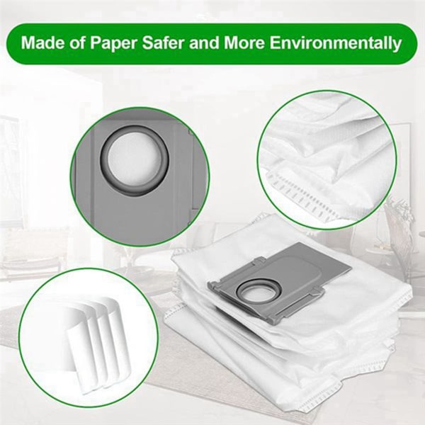Støvsugerposesett for Q7 Max Dust Bag Kit S7 Maxv Q7 Max+ støvsugertilbehør