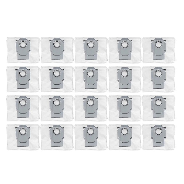 20 stk støvposer for S7 Maxv Ultra / Q5+ / Q7+ / Q7 Max+ / T8 robotstøvsuger støvbeholder reservedeler