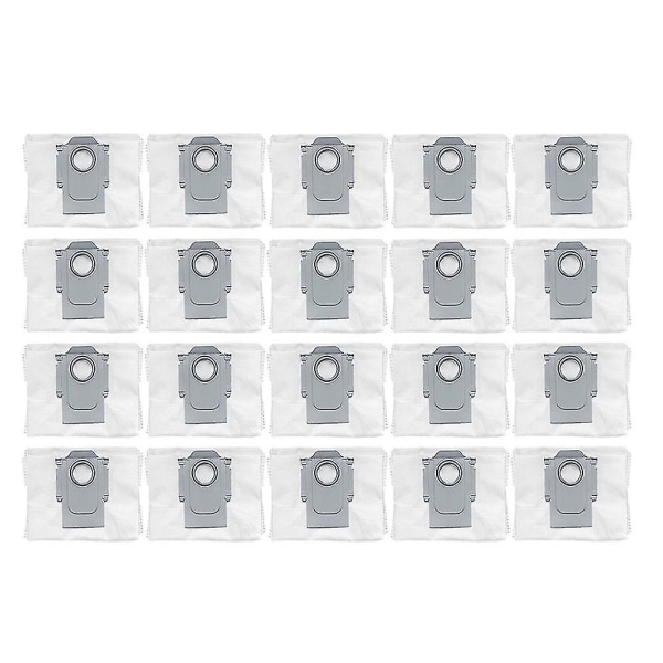 20st dammpåsar för S7 Maxv Ultra / Q5+ / Q7+ / Q7 Max+ / T8 Robotdammsugare Dammbehållare Reservdelar