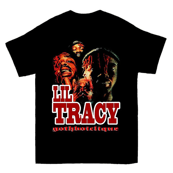 Lil Tracy Gbc Gothboiclique T-shirt i 90-talsstil S