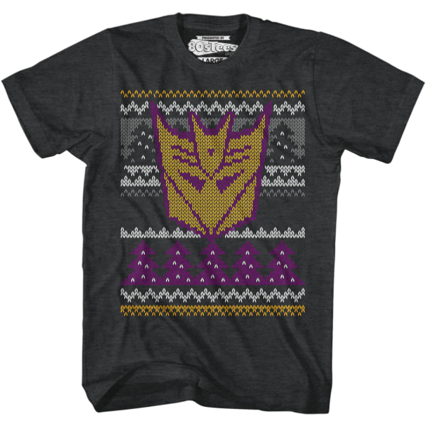 Decepticons Faux Stygg Julegenser Transformers T-skjorte XXXL