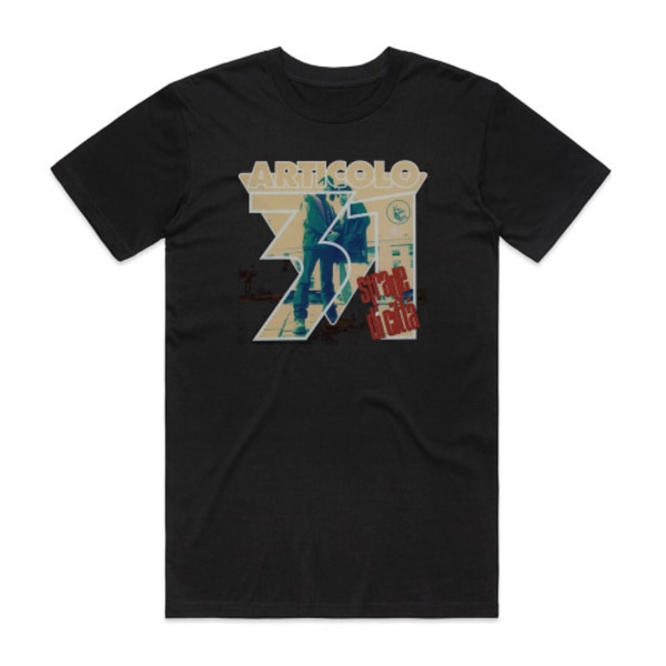 Articolo 31 Strade Di Citt Album Cover T-Shirt Sort XL