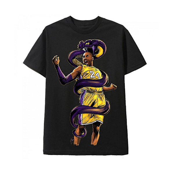 Svart T-skjorte Kobe Bryant Black Mamba M