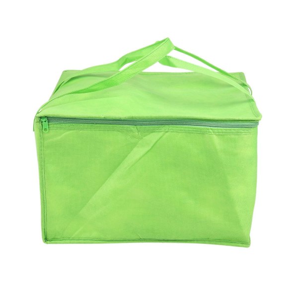 2X Foldbar Stor Kjølebag, Bærbar Mat- og Kakekjølebag, Aluminiumsfolie Kjølebag, Grønn