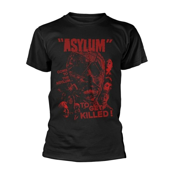 Plan 9 Movies Asylum Rød T-skjorte XL