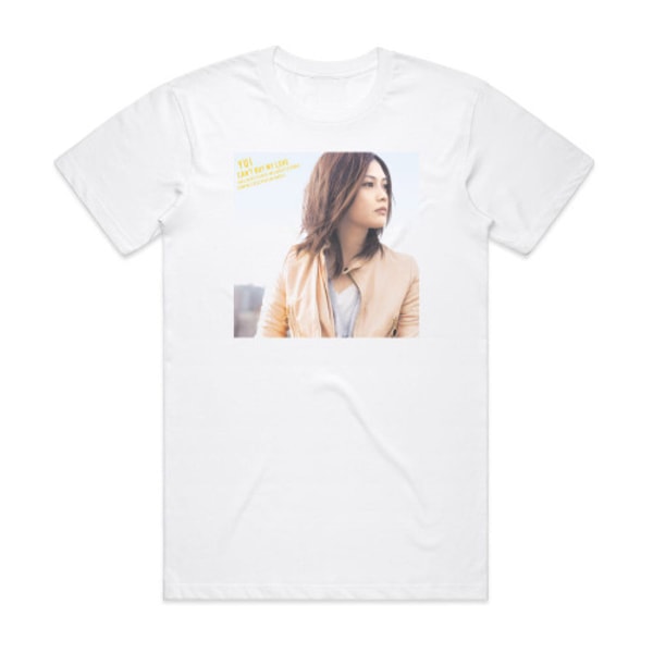 YUI Cant Buy My Love 1 Album Cover T-Shirt Vit L