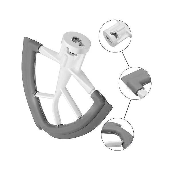 2 stk. Tiltskovl 4,5-5Qt Stand Mixer Agitator Paddle Agitator Tilbehør