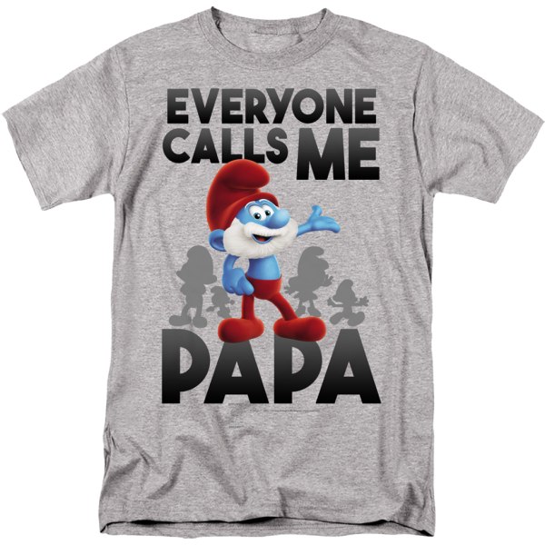 Alla kallar mig Papa Smurfs T-shirt XXXL