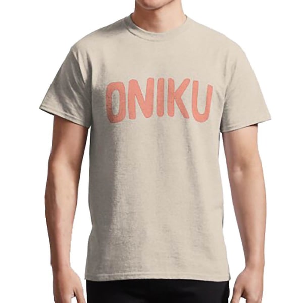 Oniku Haikyuu T-paita sand XXL