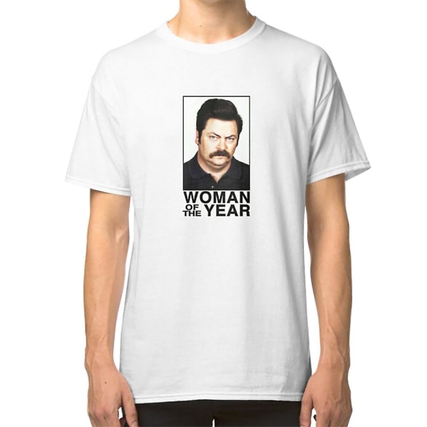 ÅRETS KVINNA - RON SWANSON T-shirt L