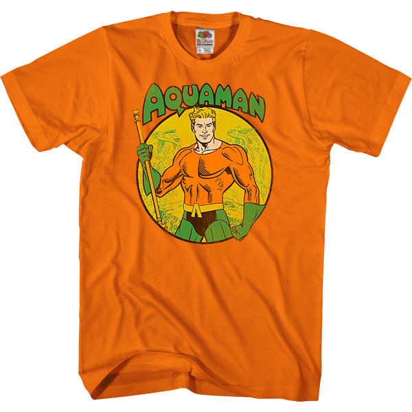 Circle Aquaman T-shirt Ny XXXL