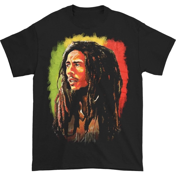 Bob Marley Burnin Målning T-shirt XXXL