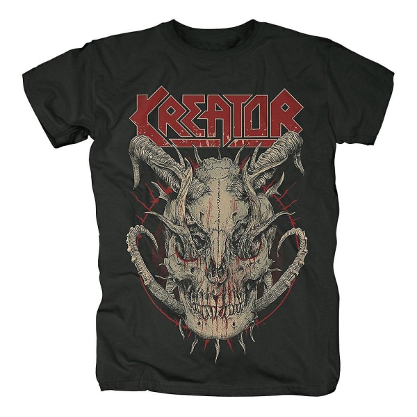 Kreator Skull Horns T-skjorte L