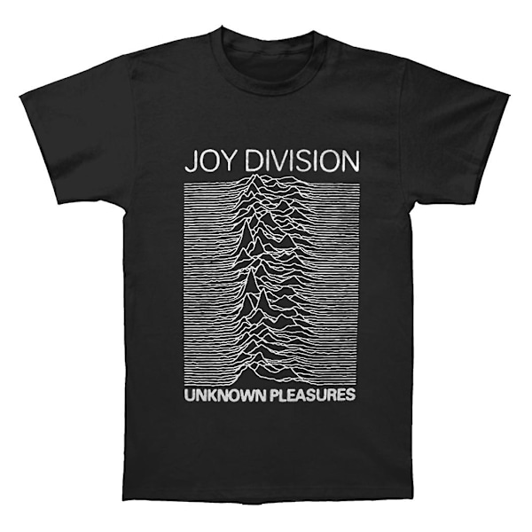 Joy Division Unknown Pleasures Sort T-shirt i Sort XXL