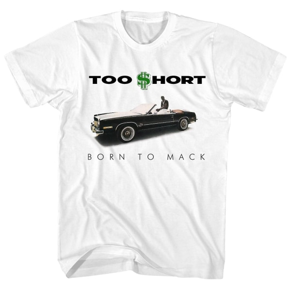 För $hort T Shirt Född till Mack albumkonst För $hort Shirt XL