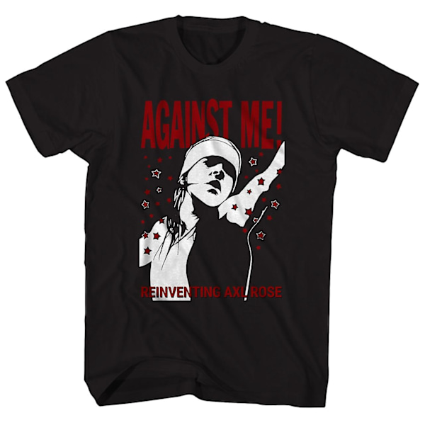 Against Me! T-shirt med omslaget till albumet \"Reinventing Axl Rose\" - Against Me! T-shirt XL