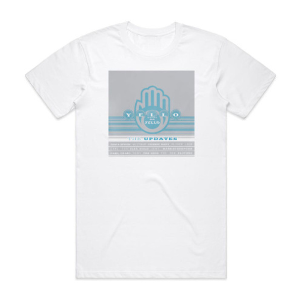 Yello Hands On Yello The Updates Album Cover T-shirt Hvid M