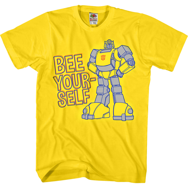 Bee Yourself Bumblebee Transformers T-paita S