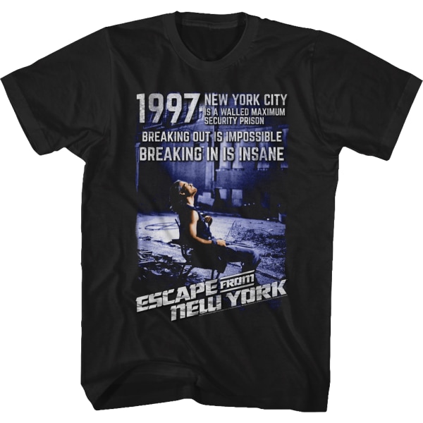 1997 Escape From New York T-skjorte M