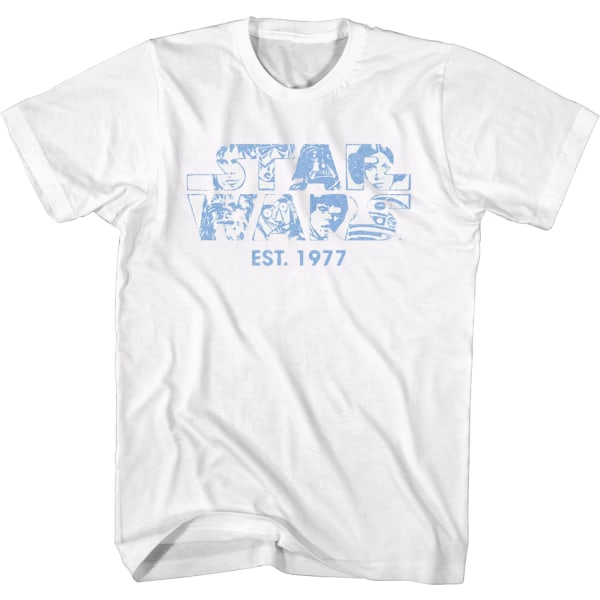 Faces In Logo Star Wars T-shirt XL