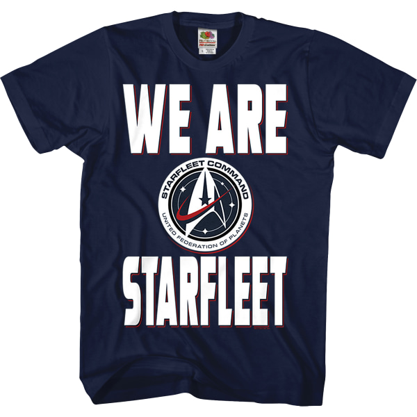 Vi Er Starfleet Star Trek T-skjorte L