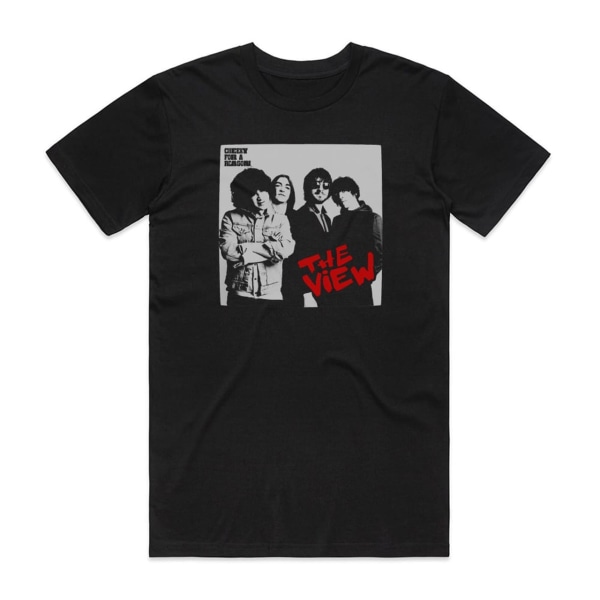 The View Cheeky For A Reason Album Cover T-Shirt Black S